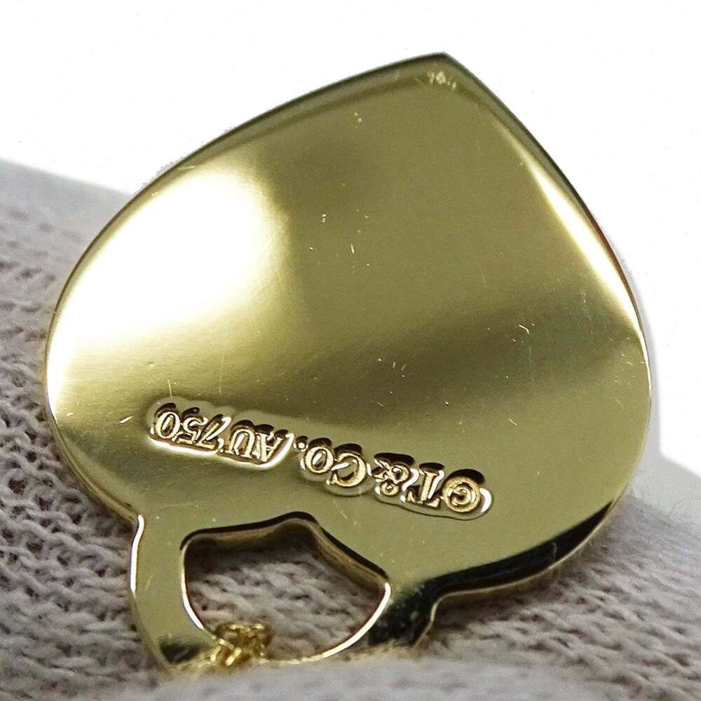 Tiffany & Co. Women's Necklace, 750YG Diamond, Return to Heart Tag, Yellow Go... - Picture 8 of 13